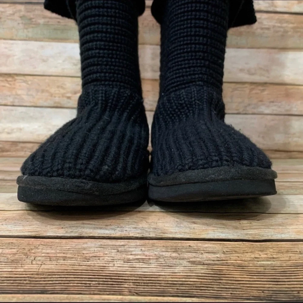 Ugg Black Cardy Tripple Button Boots